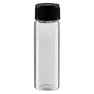 Mini Glasflasche 3ml klar mit Schraubverschluss inkl. Dichteinlage